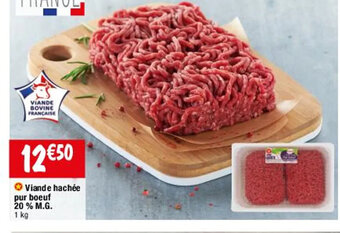 Migros Viande Hachee Pur Boeuf 20% M.G offre