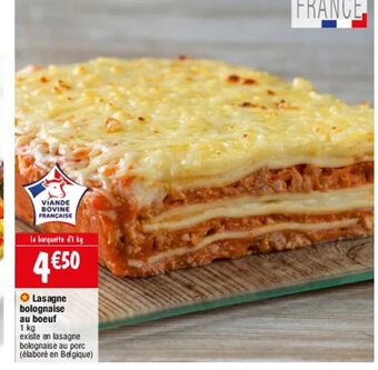 Migros Lasagne Bolognaise Au Boeuf offre