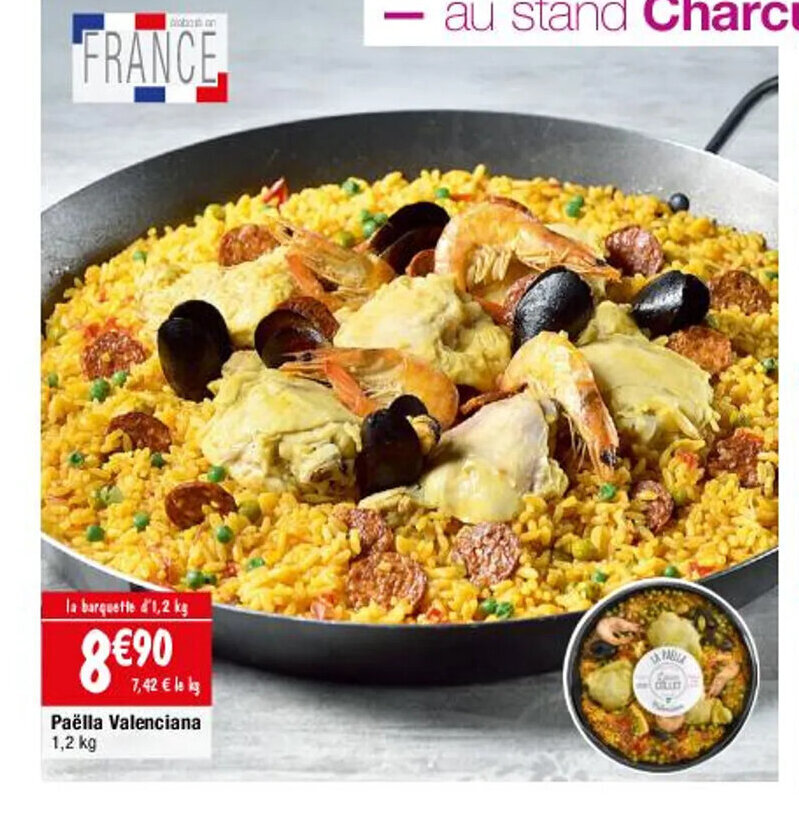 Promo Paella Valenciana chez Migros