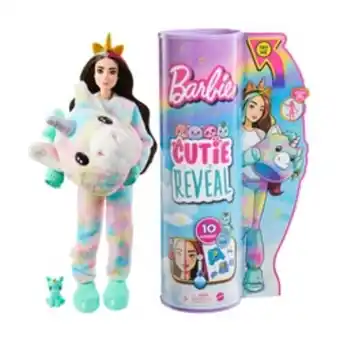 King Jouet Poupée barbie cutie reveal licorne offre