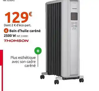 Mr Bricolage Bain d'huile caréné 2500 w thomson offre