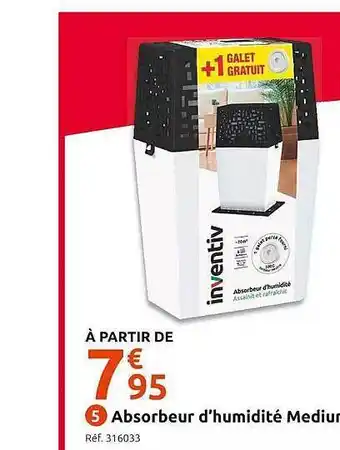 Mr Bricolage Absorbeur d'humidité medium inventiv offre