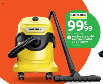 Mr Bricolage Aspirateur multi fonctions wd4 20l 1000 w kärcher offre