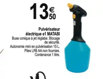 Pulvérisateur Electrique E1 Matabi