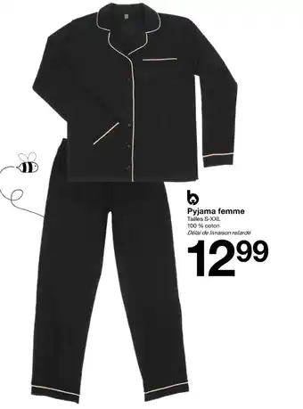 Zeeman Pyjama Femme offre