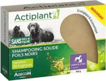 Terranimo Shampoing solide poils noirs pour chien et chat offre