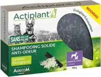 Terranimo Shampoing solide anti odeur pour chien et chat offre