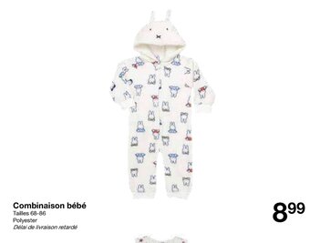 Zeeman Combinaison Bébé offre