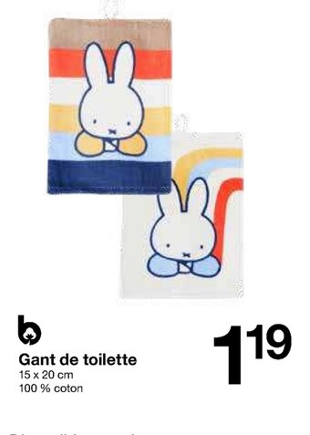 Zeeman Gant de Toilette offre