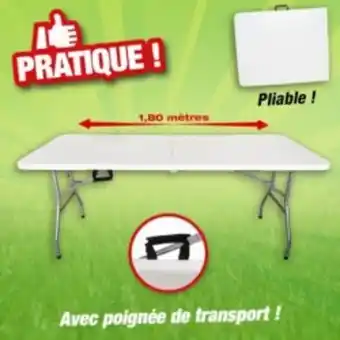 Outiror Table pliante avec plateau... offre