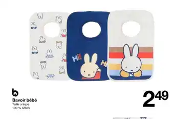 Zeeman Bavoir Bébé offre