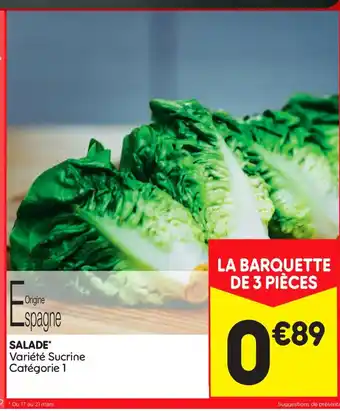 Leader Price Salade offre