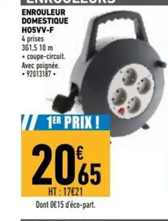 Enrouleur Domestique HO5VV-F