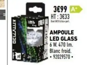 Brico Cash Ampoule Led Glass offre