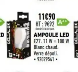 Brico Cash Ampoule Ked offre