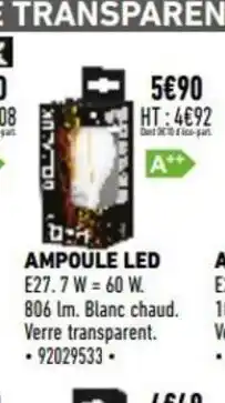 Brico Cash Ampoule Led offre