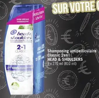 Géant Casino Head & shoulders shampooing antipelliculaire classic 2en1 offre
