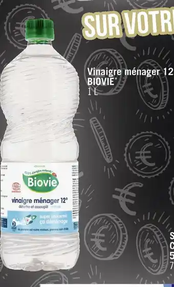 Géant Casino Biovie vinaigre ménager 12°* offre