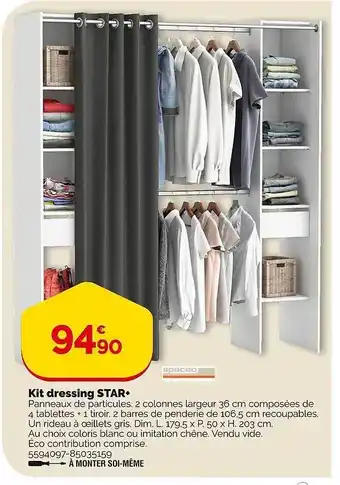 Weldom Kit dressing star offre