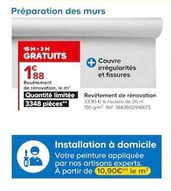 Castorama Revêtement de rénovation offre