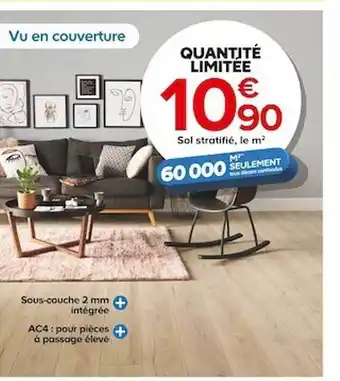 Castorama Sol stratifié offre