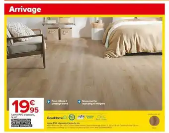 Castorama Lame pvc clipsable concerto clic goodhome offre