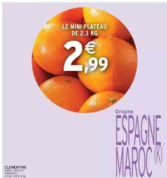 Intermarché Clémentine offre
