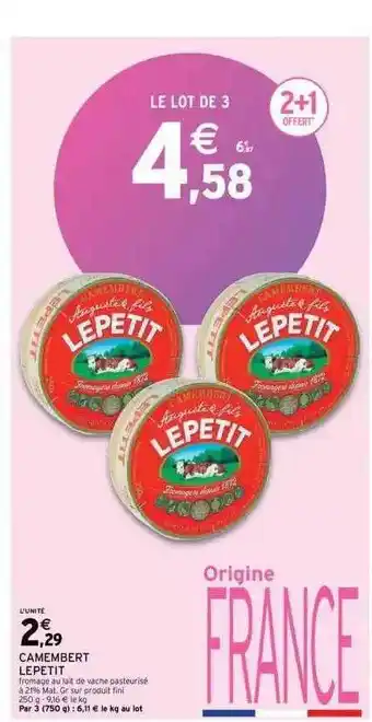 Camembert lepetit