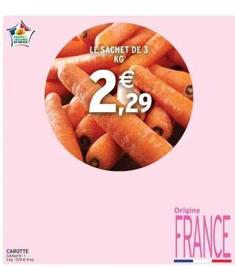Intermarché Carotte offre