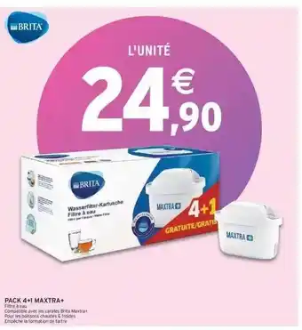 Intermarché Pack 4+1 maxtra+ brita offre