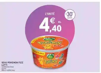 Intermarché Seau pokémon fizz lutti offre