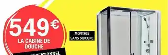 Chretien Matériaux La cabine de douche offre