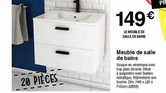 Chretien Matériaux Meuble de salle de bains offre