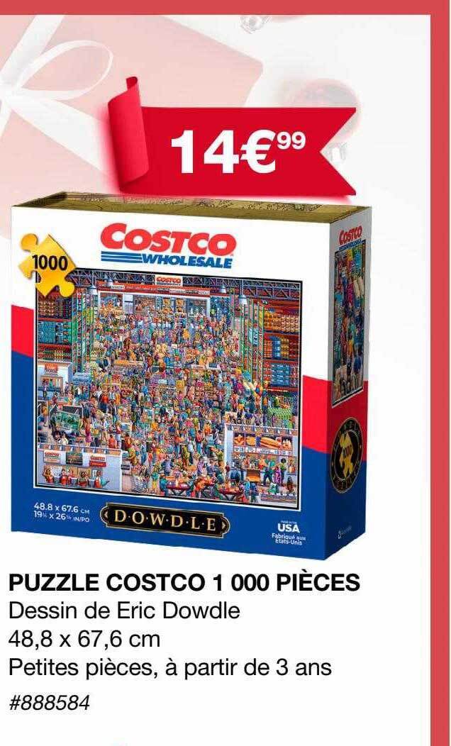 Promo Puzzle costco 1000 pièces chez Costco