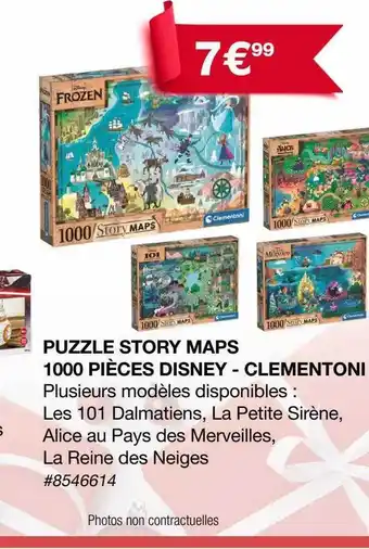 Costco Puzzle story maps 1000 pièces disney - clementoni offre