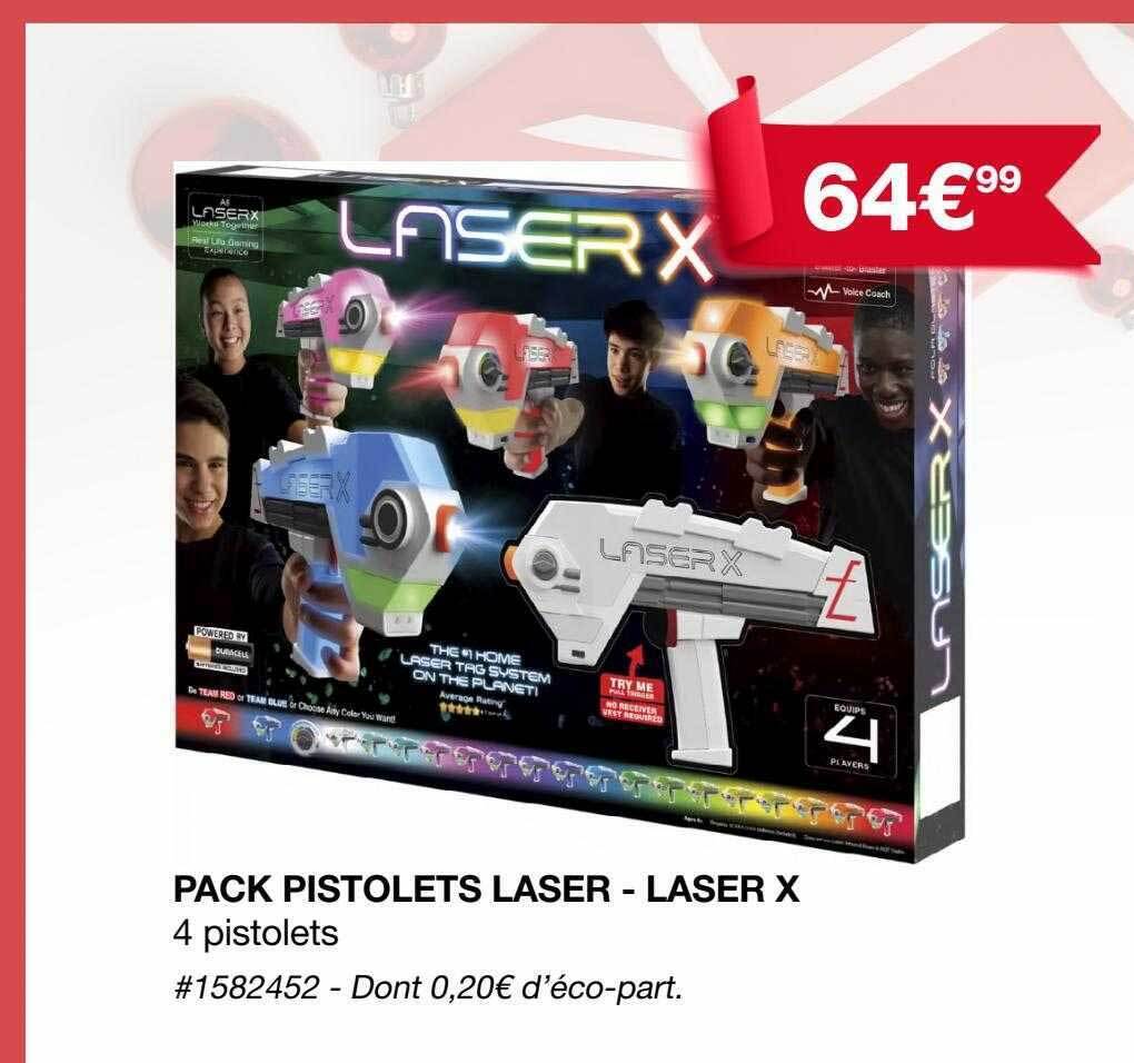 Promo Pack pistolet laser laser x chez Costco