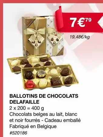 Costco Ballotins de chocolats delafaille offre