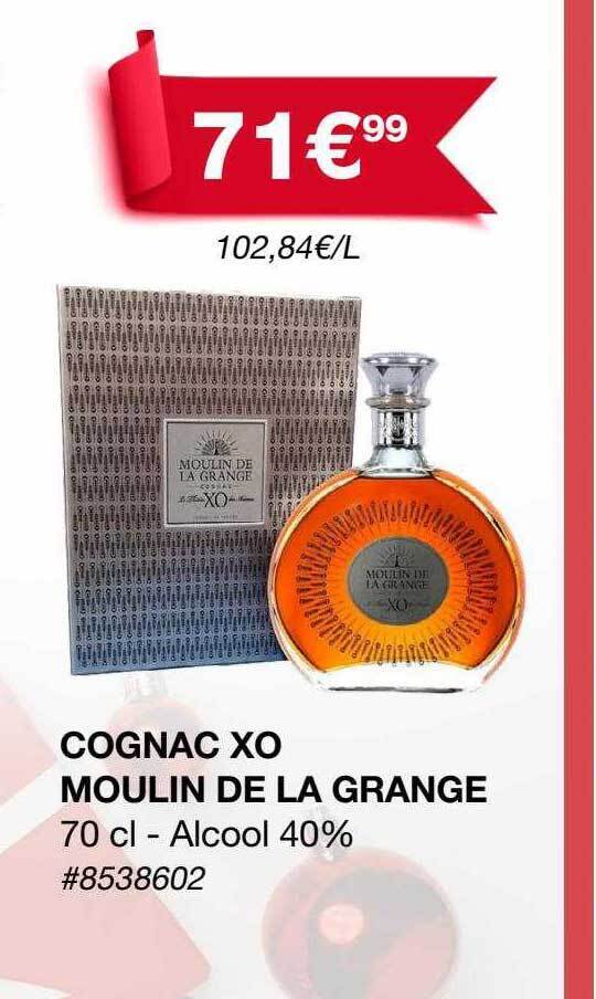 Promo Cognac xo moulin de la grange chez Costco