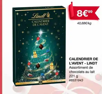 Costco Calendrier de l'avent - lindt offre