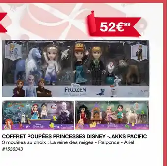 Coffret poupées princesses disney - jakks pacific
