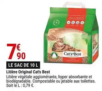 Litière original cat's best