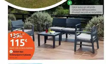 Mr Bricolage Salon bas kilimanjaro 4 places offre