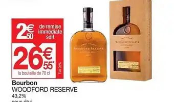 Promocash Bourbon woodford réserve offre