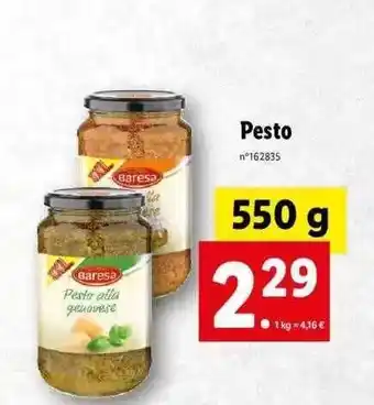 Lidl Pesto baresa offre
