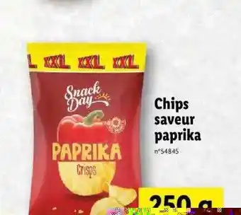 Lidl Chips saveur paprika offre