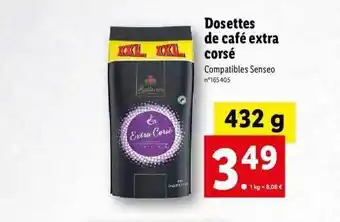 Lidl Dosettes de café extra corsé offre
