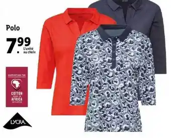 Lidl Polo offre
