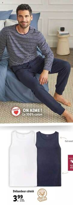 Lidl Débardeur côtelé offre