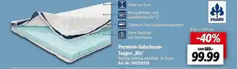 Lidl Premium gelschaum-topper „rio“ offre