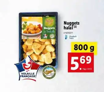 Lidl Nuggetes halal offre